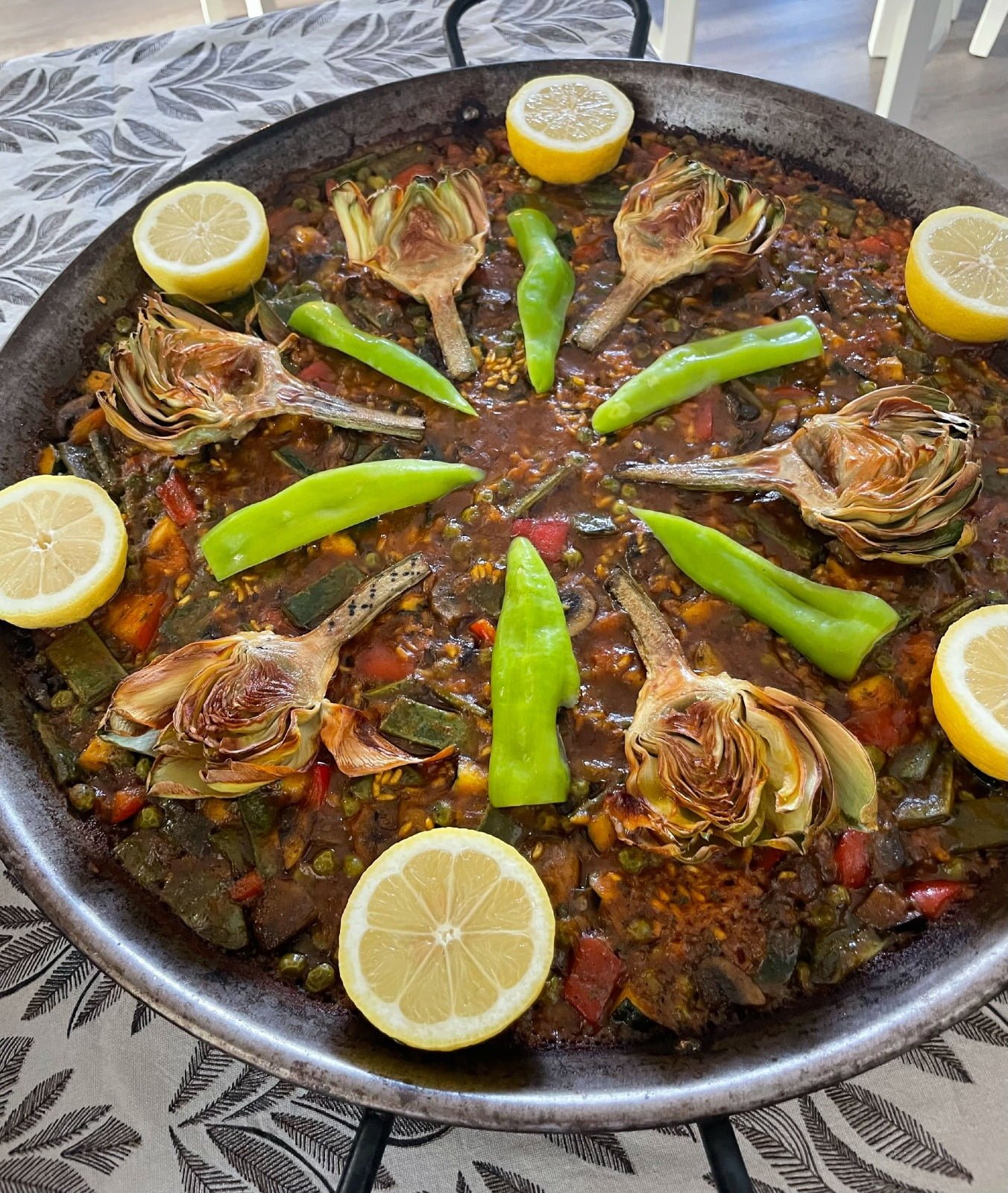 Paella de verdura