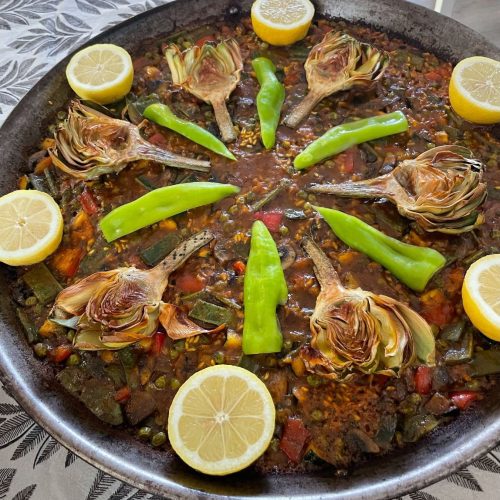 Paella de verdura